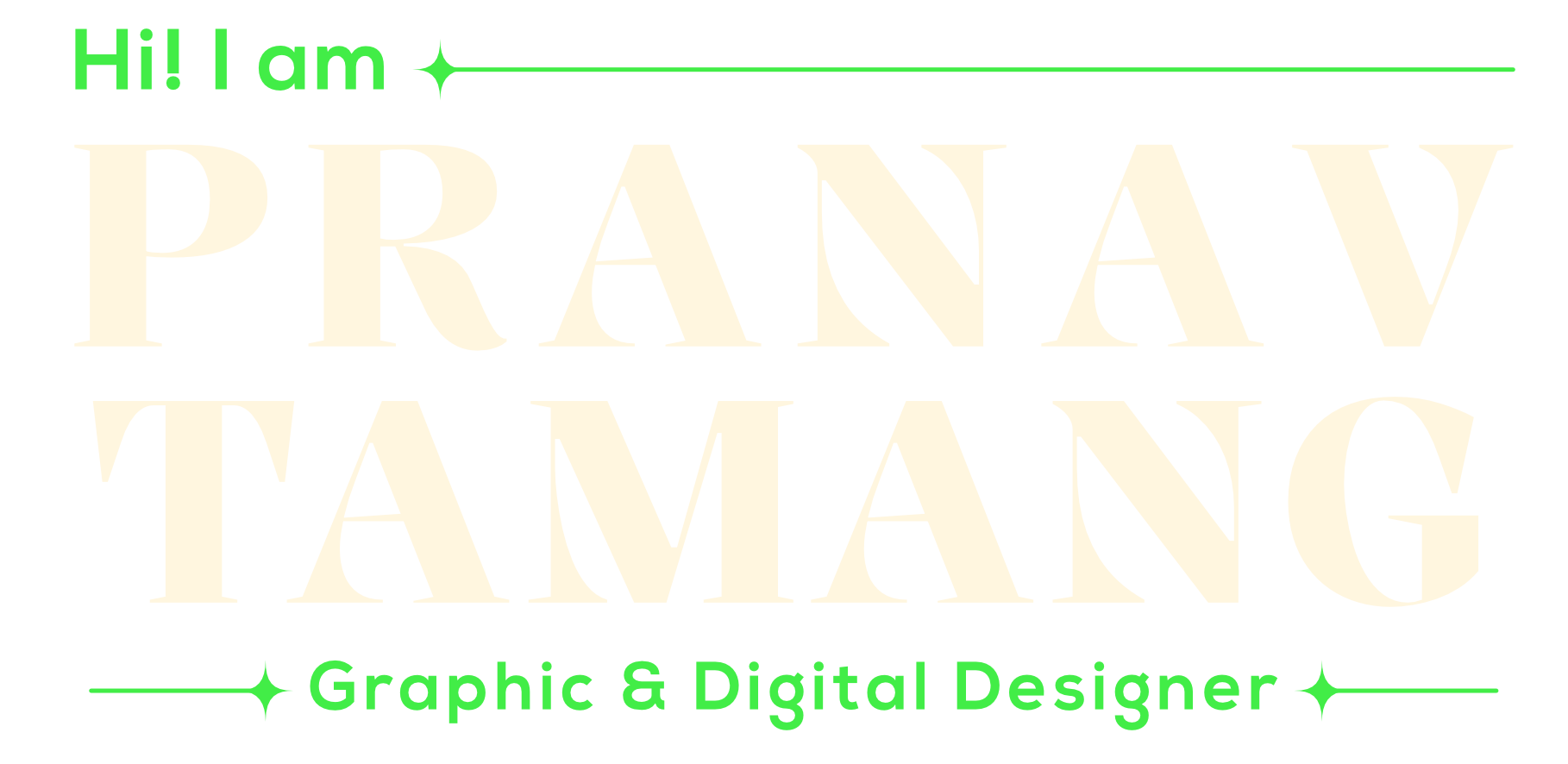 Pranav Tamang Graphic and Digital Designer